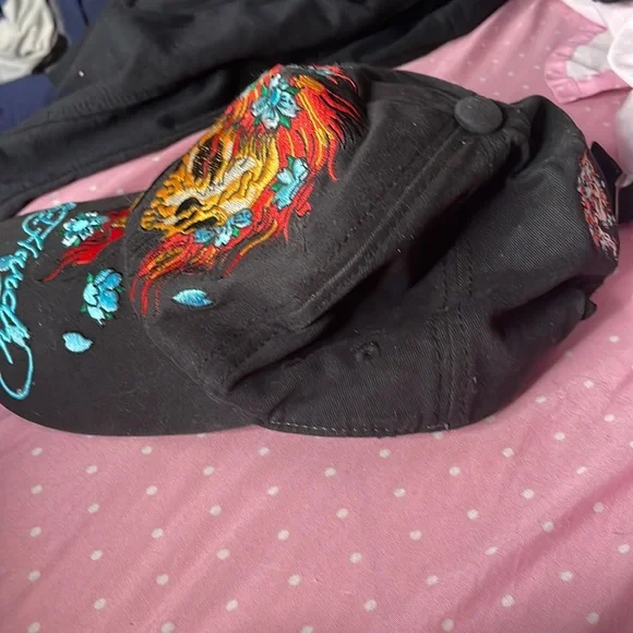 Ed Hardy Skull Adjustable Kids Hat OS